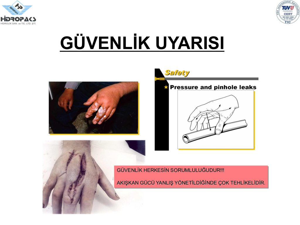 hydraulix iş güvenliği